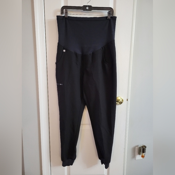 Figs Pants - Figs Black Track Pants